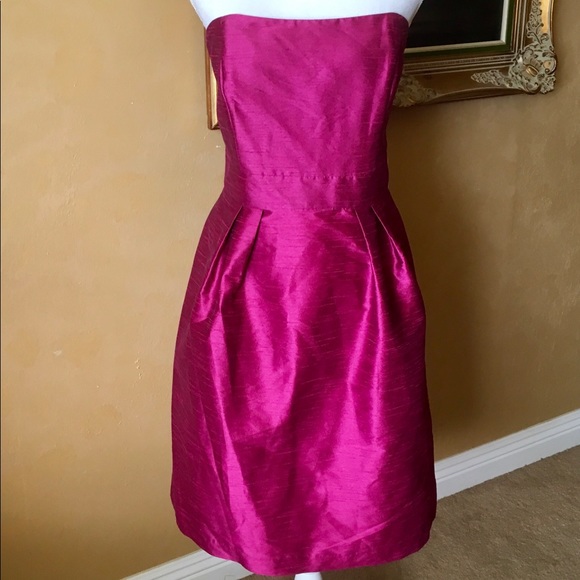 ALFRED SUNG Dresses & Skirts - Alfred Sung d614 Watermelon Dupioni Bow Dress NWT